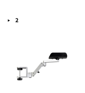 2021 Ergonomic Arm Rest Rotating Mouse Arm Rest Mouse Pad Cradle <strong>Computer</strong> Hand Rest for <strong>Computer</strong> <strong>Table</strong> Arm Support Aluminum - Product Image 6