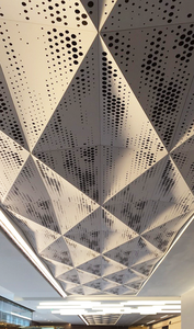 Prezzo di fabbrica materiale da costruzione composito in alluminio perforato facciata sistema di rivestimento del soffitto - Product Image 3