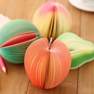 New Design School Students Customized Fruit Shapes Memo Pads Paper <strong>Printing</strong> Cute <strong>3D</strong> Sticky Note Memopad