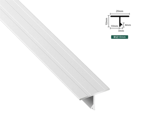 Hợp kim nhôm tấm thạch cao Trần hoàn thiện TRIM hình chữ T dải hình chữ U kênh treo trần cạnh phụ kiện gạch - Product Image 5