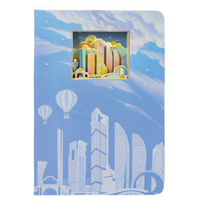 Cuaderno de papel especial de tapa dura Bloc de notas Diseño de Castillo Cuaderno promocional para regalo de negocios Set A5 Cuaderno de diario - Product Image 3