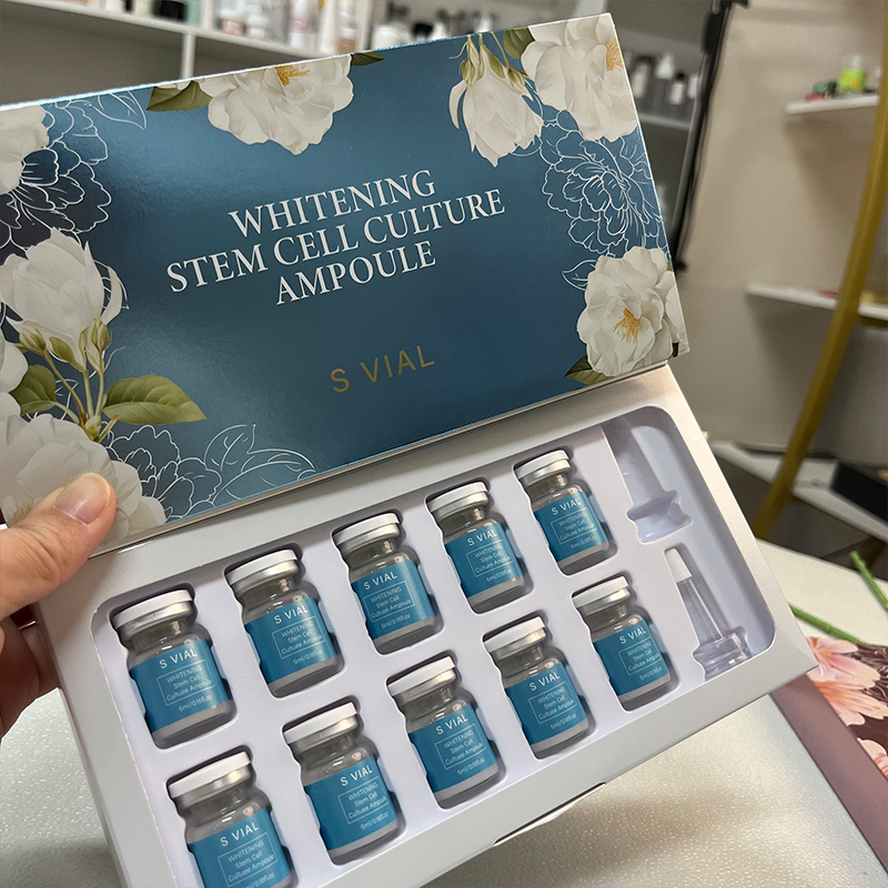 ampoules de cellules souches blanchissantes