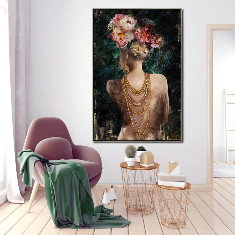 سحابة مجانية أزياء جميلة حديثة مثيرة لوحات قماش نسائية وفنون جدارية ديكور منزلي لوحات زيتية عارية