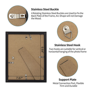Amazon Bán Chạy Giá Rẻ A1,A2,A3,A4,A5,4X6,5X7,6X8,8X10,8X8 Bộ Khung Ảnh Gỗ Áp Phích - Product Image 3
