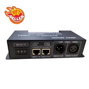 Хорошее качество Светодиодная лента DMX RGBW контроллер рекордер 4 канала DMX512 декодер для светодиодной осветительной системы - Product Image 5