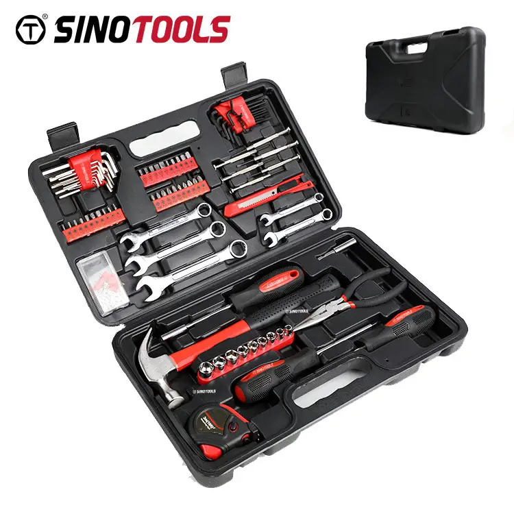 high-quality a full set of complete standard mechanical logo kit box hand tools for the home house hold