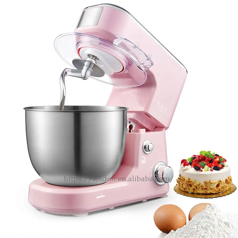 Impasta trice Pink 220V 5L 1000w Mehlteig Elektrischer Planetary Stand Dough Food Mixer