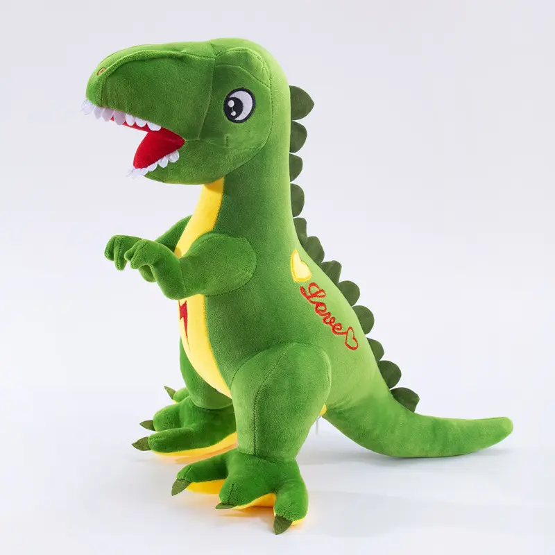 Fabricantes muñeca Polka Dot dinosaurio Tyrannosaurus Rex Animal relleno juguetes de peluche niños recuerdos regalos almohada para dormir