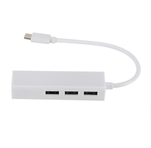 Высокое качество USB3.1 Type C USB-C 3 порта концентратор с гигабитным сетевым адаптером Ethernet, несколько USB3.1 концентратор для ноутбуков и мобильных устройств - Product Image 2