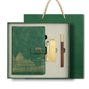 Tùy Chỉnh Cấm Thành Phố Phong Cách Hộp Quà Tặng Đẹp 0.5 Mm Kim Loại Xu Hướng Quốc Gia Máy Tính Xách Tay Thiết Lập Bút Bi Cho Giáo Viên Của - Product Image 5