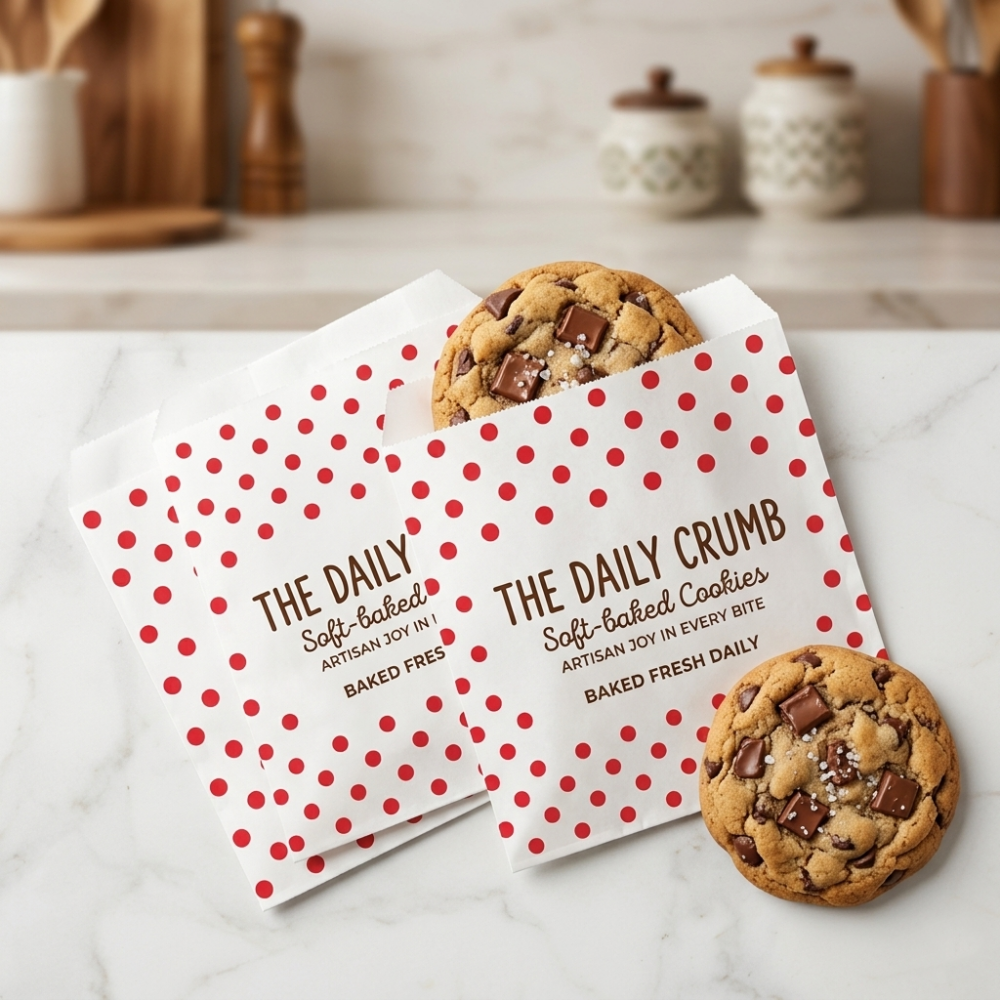 custom cookie bags without gusset