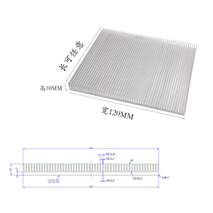 Devre PCB ısı yutucular Led soğutma soğutucu invertör soğutucu için özel alüminyum soğutucu radyatör - Product Image 2