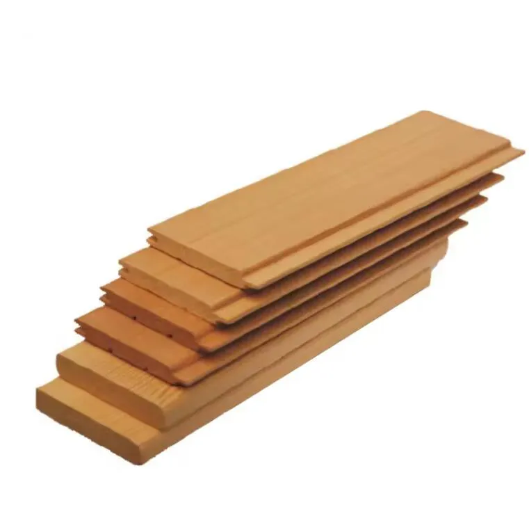 Wholesale Price Sauna Floor Canadian Cendar Wood Panel Dry Steam Room Sauna Solid Wood Boards