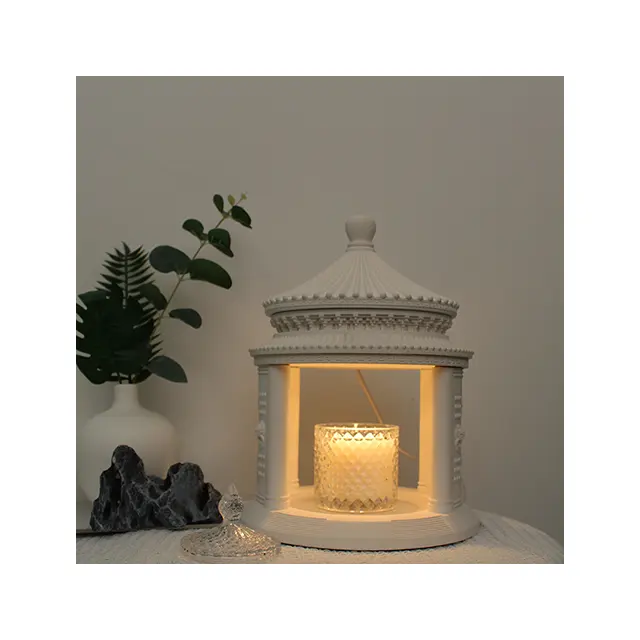 شمعة كهربائية مدفئة شمع مدفئ مع مؤقت مدفئ ضوء شمعة مصباح لديكور المنزل