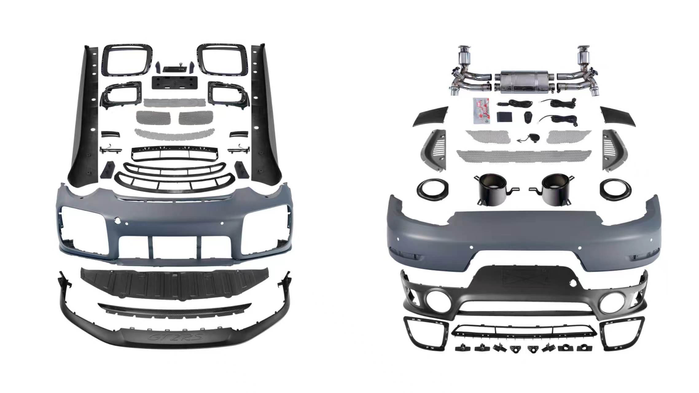 For 911 991.2 GT2 RS Style PP Material Body Kits