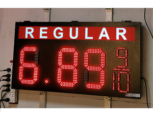 Display a LED per esterni monocolore da 8 pollici per orologio e segno di temperatura con Display GPS e LED rosso - Product Image 4