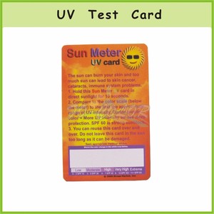 PVC UV Test <strong>Card</strong> <strong>Real</strong>-Time Detection of UV Intensity Customizable UV Test <strong>Card</strong> - Product Image 6