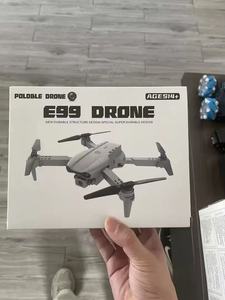 最高のE99おもちゃドローン4K光学式フロークアッドコプターデュアルカメラ付き折りたたみ式RC FPVドローンスマートフォロー私超広角カメラ - Product Image 2