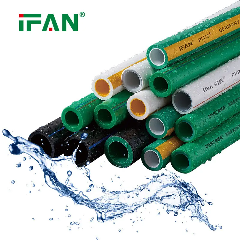 IFAN أنبوب مخصص عالي الجودة بكل المقاسات PPR من أجل الماء الساخن والبارد