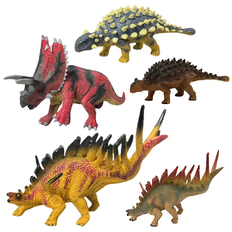 ไดโนเสาร์พีวีซีไวนิลไดโนเสาร์หุ่นกระบอกจอดไดโนเสาร์ของขวัญเด็กของเล่นไดโนเสาร์ของเล่น