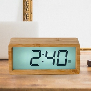 Multifunctional Battery Operated Night Light Electronic Alarm Clock Large <strong>Led</strong> Digital Clock in Bedroom Living Room Office Study - Product Image 6