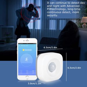Tuya WiFi-Sensor PIR Smart Home Sensor Erkennungs aktion PIR-Sensor Diebstahls icherung Alarm drahtlose Sicherheit
