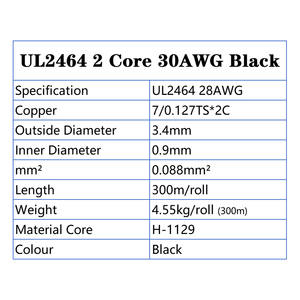 In Stock AWM UL2464 14 16 18 20 22 24 26 28 30 AWG <strong>Cable</strong> Factory Customize Sheath <strong>Cable</strong> 2 3 4 5 6 7 8 Core Tinned Copper Wire - Product Image 6
