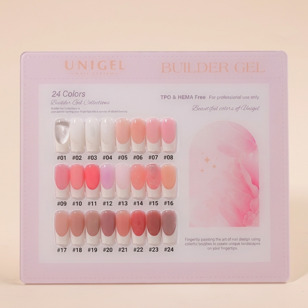24 Colores de Gel de Construcción