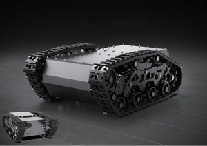 Plataforma de chasis de Robot móvil con Control remoto de alto rendimiento, sistema todoterreno con orugas de goma, Robots industriales - Product Image 6