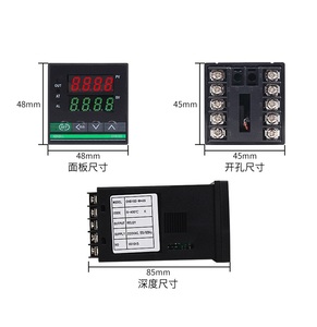 Controlador de temperatura inteligente PID para uso industrial y doméstico, salida de relé de señales de entrada múltiple CHB102 - Product Image 5