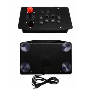 Personalizado con cable Usb Arcade Fight Stick Controller PC Consola de juegos de computadora Joystick de 10 botones
