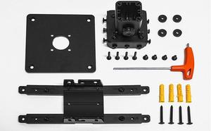 Flyin YB02 projektör sabitleyici kısa alüminyum dirsek askı kablo depolama standı ile kalınlaşmış mühendislik tavan duvar montaj - Product Image 6
