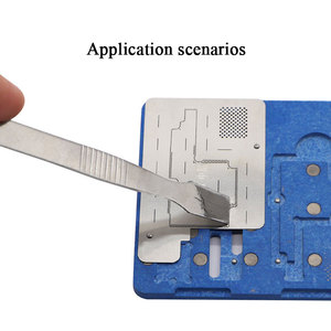 Raspador de estaño de Metal, pasta de soldadura, herramienta de apertura de palanca para raspar, cuchillo para limpieza manual, herramientas de reparación PCB BGA - Product Image 3