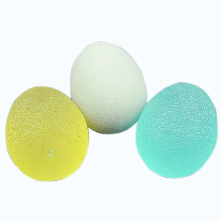 Изготовленный на заказ ручной шар для упражнений сжимание мяч в форме яйца рукоятка для рук мяч для упражнений