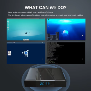 X96 Linux Amlogic S905X3 Linux 5,15 Quad Core Smart Tv Box BT4.2 Dual Wifi LAN 1000M Smart Media Player Linux Set Top Box