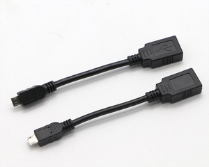 定制数据充电USB A母到微型B 5针OTG电缆 - Product Image 2