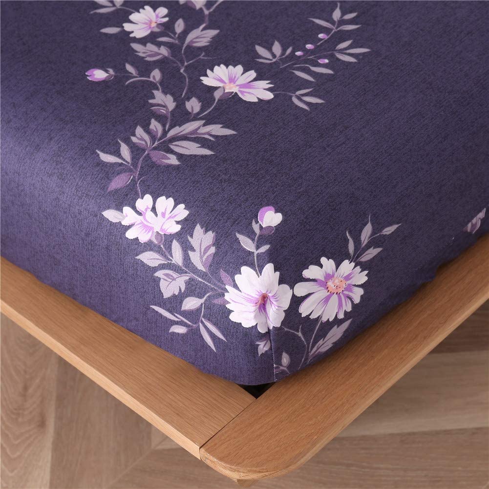 100% Microfiber Ultra Soft 3PCS Breathable Silky Flower modren bed room set