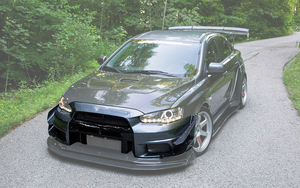 Fiber Glass Car Parts for <strong>EVO</strong> <strong>10</strong> VRS Style Wide Ver. Front Bumper Unit