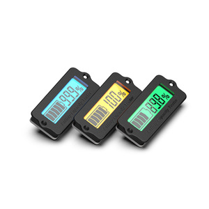 12V 24V 36V 48V LCD Digit Display Meter batteria al litio capacità Tester indicatore voltmetro indicatore percentuale batteria - Product Image 4