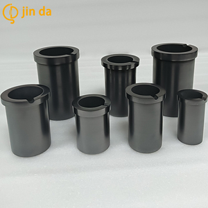 陶瓷熔铸石墨坩埚金银合金贵金属硅杯架隔热罩涂层坩埚 - Product Image 6