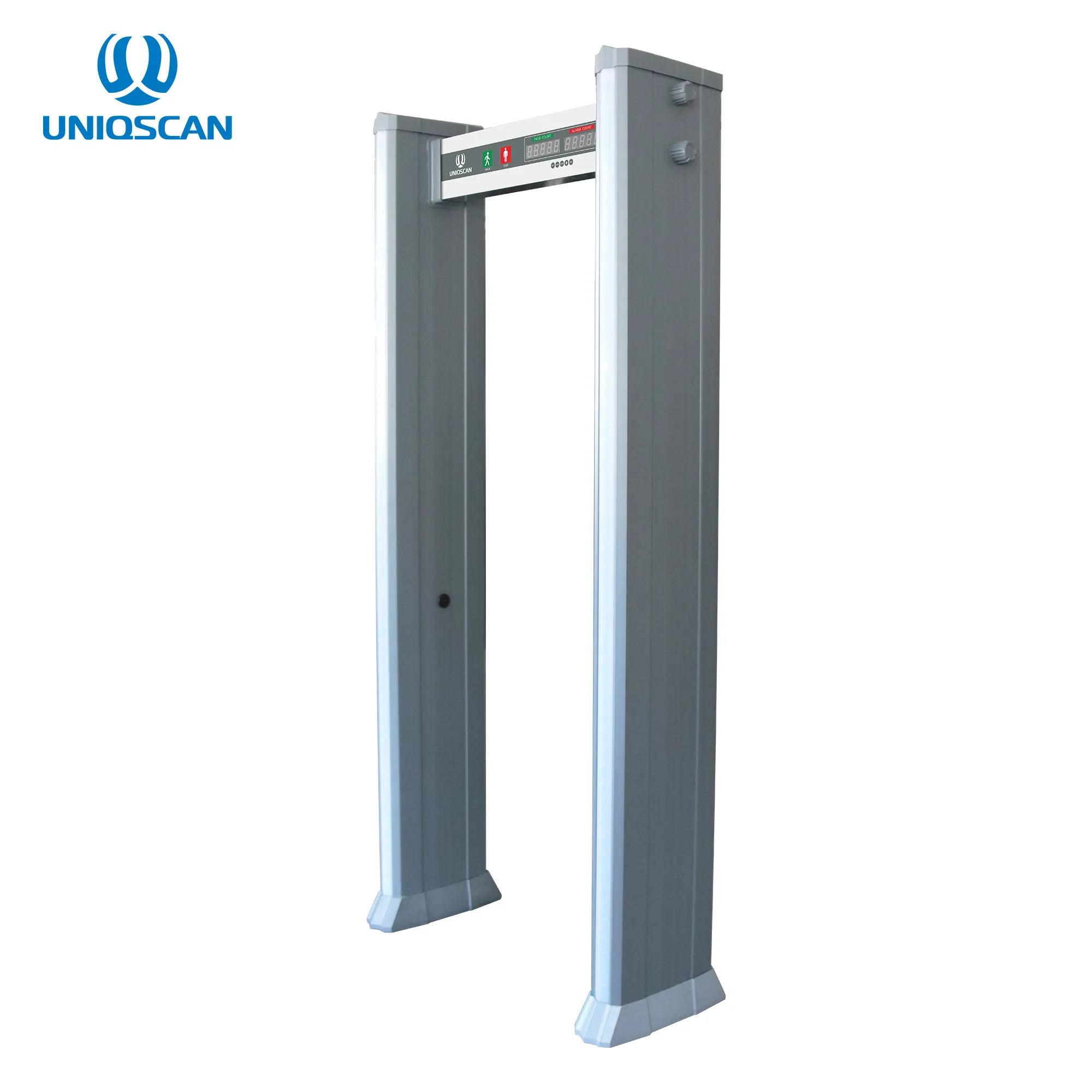 Uniqscan IP67 Lluvia Impermeable Marco de la puerta Detector de metales Arco Detector de metales Para uso al aire libre en la entrada