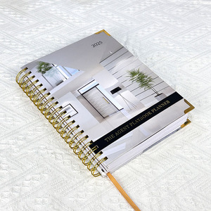 Quaderni personalizzati con copertina in carta per diario A5 con rilegatura a spirale stampata con Logo personalizzato - Product Image 1