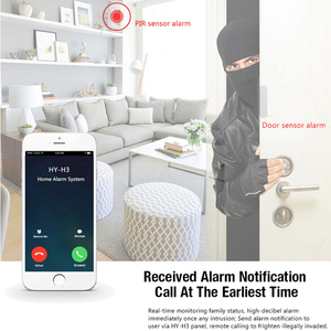HEYI H3 White 2G/4G GSM Home <strong>Alarm</strong> GSM <strong>IOS</strong> <strong>Android</strong> APP <strong>Control</strong> GSM SMS Burglar <strong>Alarm</strong> System for Home <strong>Security</strong> <strong>Alarm</strong> - Product Image 3