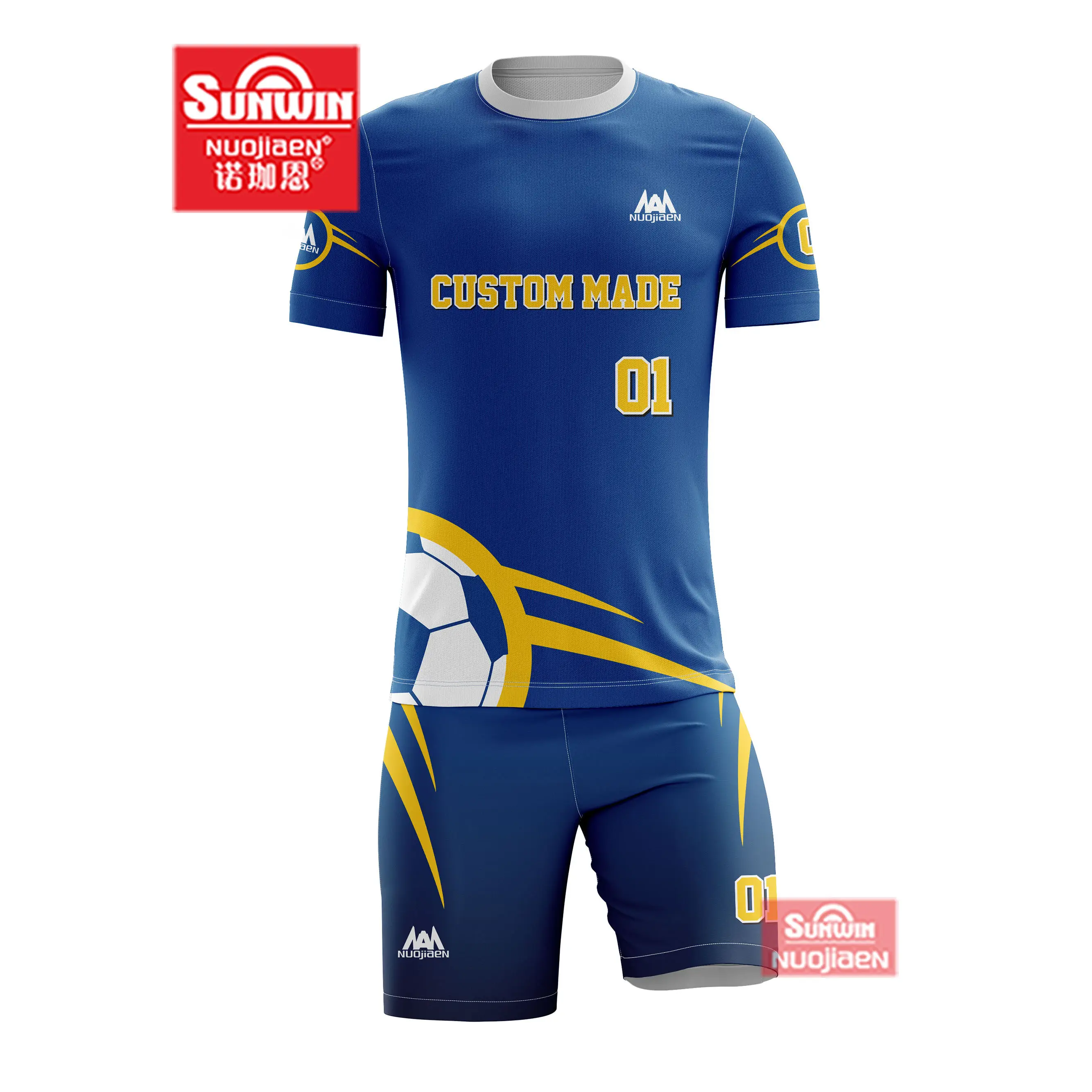 Camiseta de fútbol personalizada, camiseta de fútbol de alta calidad, uniformes deportivos sublimados para niños, camiseta de fútbol 2024