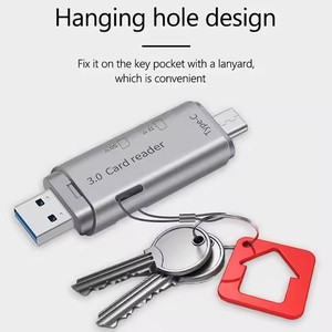 Eonline USB3.0 2-in-1-Mikrokartenleser für Computer-PC Smart Externer TF-Speicher karten adapter Unterstützt die Verwendung von SD-Karten für Mobiltelefone - Product Image 3
