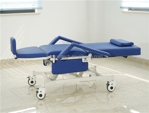 BT-DY016C ucuz elektrikli kan bağışı sandalye iv kutup ile yemek masası yüksekliği ayarlanabilir Trendelenburg CPR diyaliz yatağı fiyat - Product Image 6