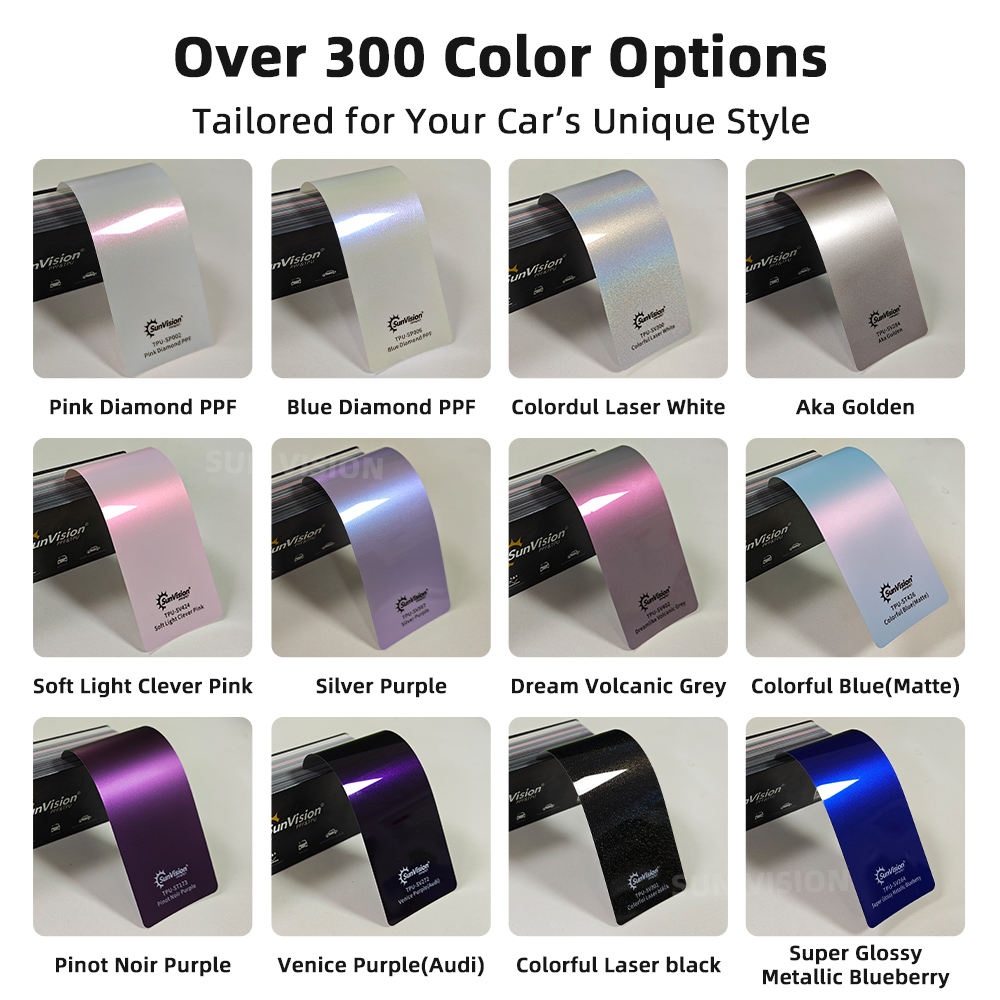 Plus de 300 couleurs