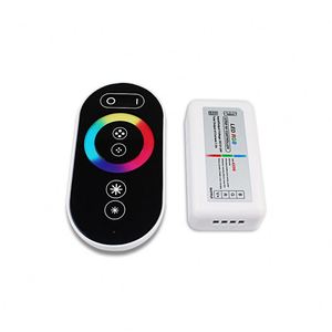 Touch <strong>Rgb</strong> Controller 24V 12Vdc 18A Plastic Shell 433Mhz Rf 6Keys Touch Remote <strong>Control</strong> 5050 <strong>Rgb</strong> Dimmer <strong>Led</strong> Strip Controller