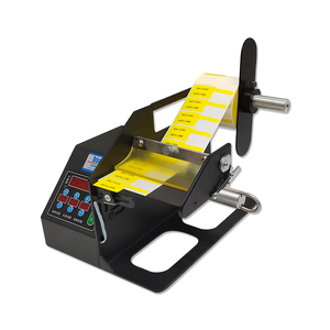 Con dispensador de etiquetas de mostrador, dispensador de pegatinas para rollos, máquina dispensadora de etiquetas, Panel de Control Digital