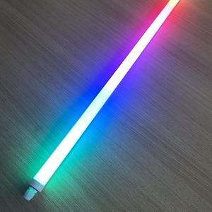 5 adet/takım RGB Led tüp ışık renkli su geçirmez T8 RGB tüp lamba WS2812 uzaktan kumanda adaptörü ile - Product Image 4